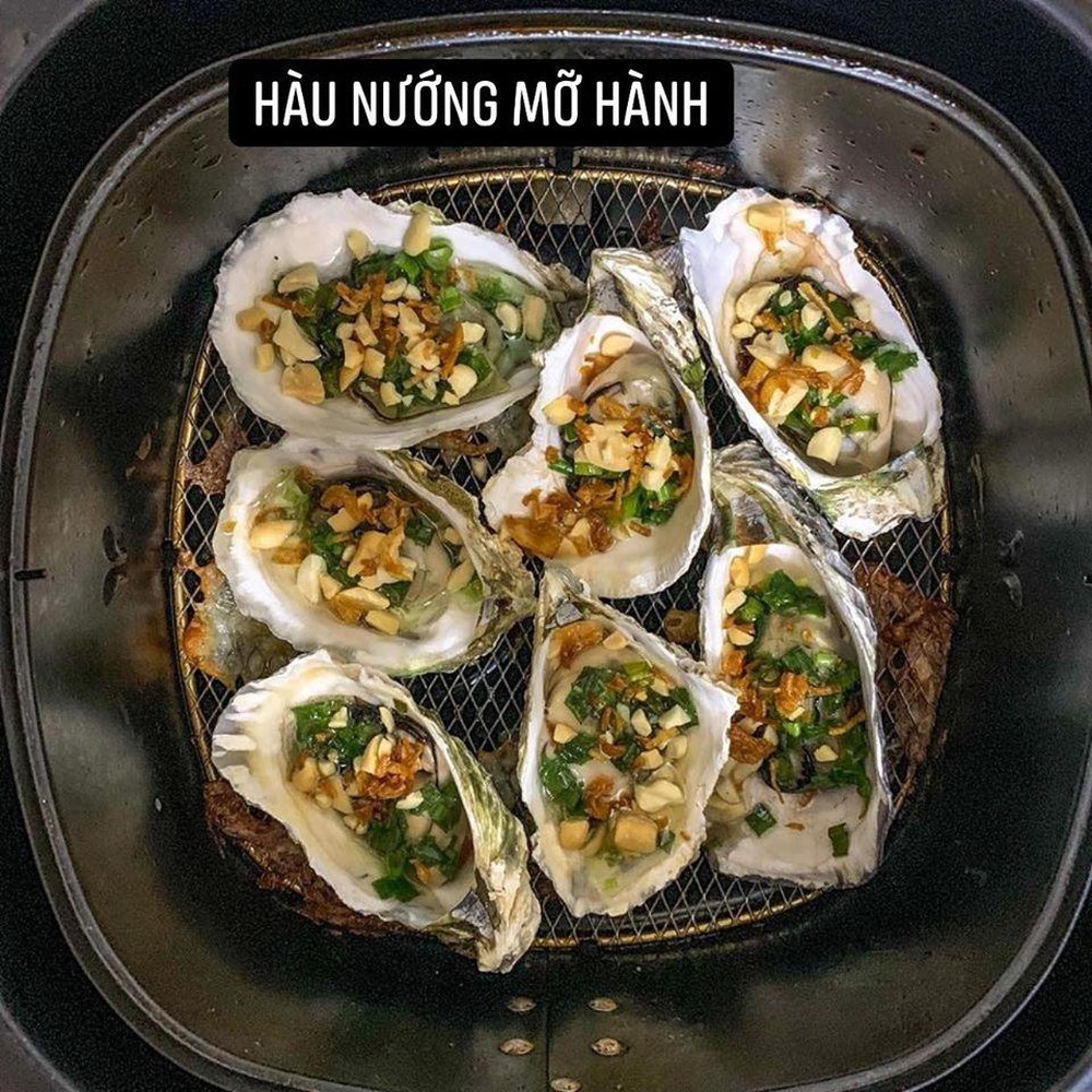 Hàu nướng mỡ hành