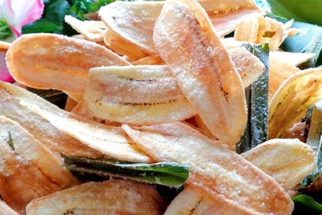 Cách làm chuối sấy mật ong bằng nồi chiên không dầu