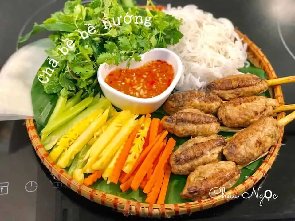 Chế biến hải sản siêu ngon bằng nồi chiên không dầu (tiếp) 28 cha be be nuong bang noi chien khong dau 2