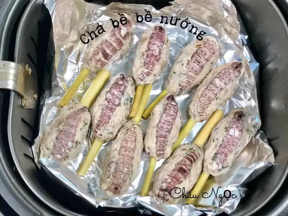 Chế biến hải sản siêu ngon bằng nồi chiên không dầu (tiếp) 27 cha be be nuong bang noi chien khong dau
