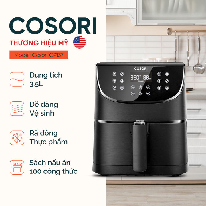【REVIEW】Nồi chiên không dầu Cosori là của nước nào? Có tốt không? Giá bao nhiêu? 14 Nồi chiên không dầu Cosori