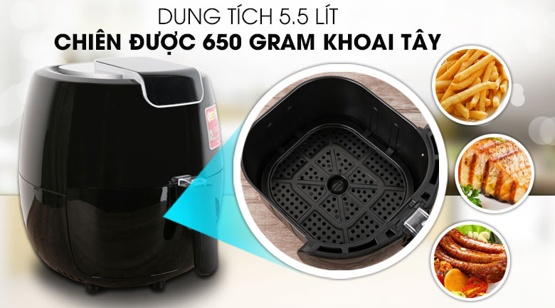 Nồi chiên không dầu Mishio MK165