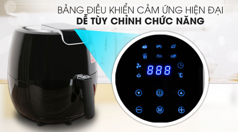 Nồi chiên không dầu Mishio MK165