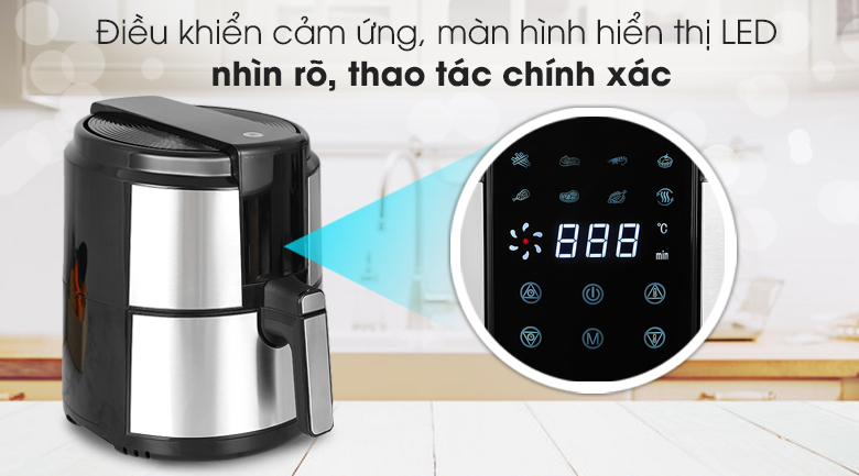 Nồi chiên không dầu Mishio MK221