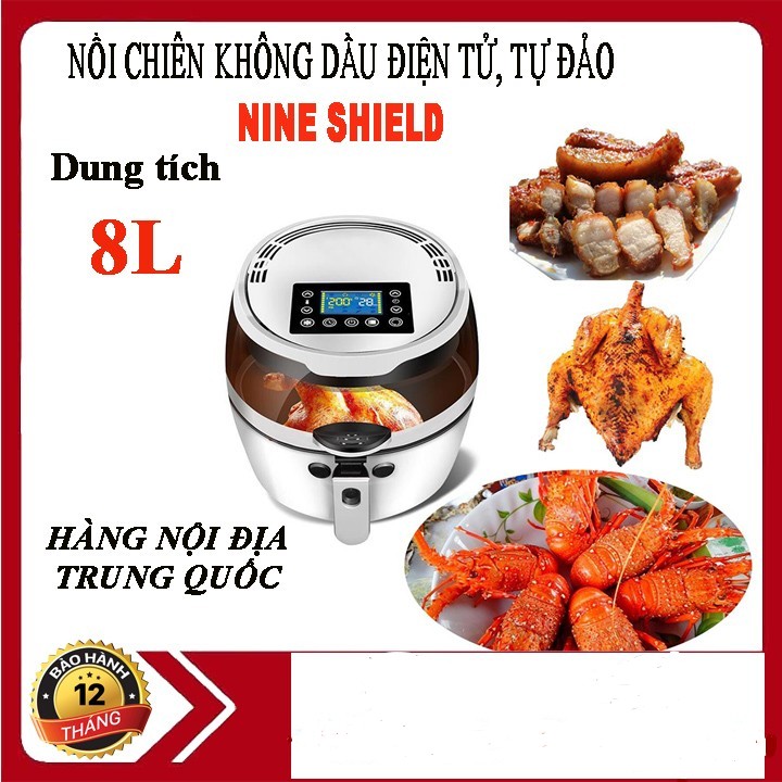 Review nồi chiên không dầu NineShield 