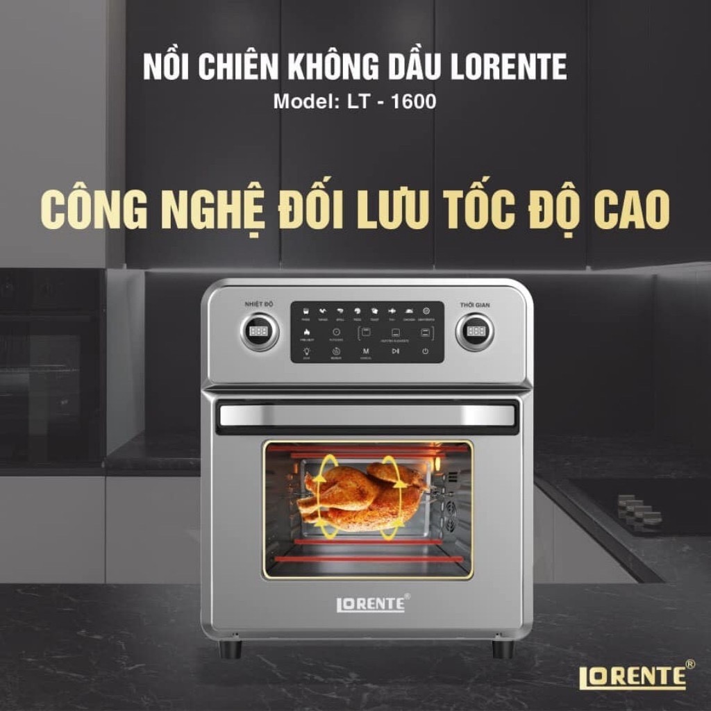 Review nồi chiên không dầu Lorente LT-1600 