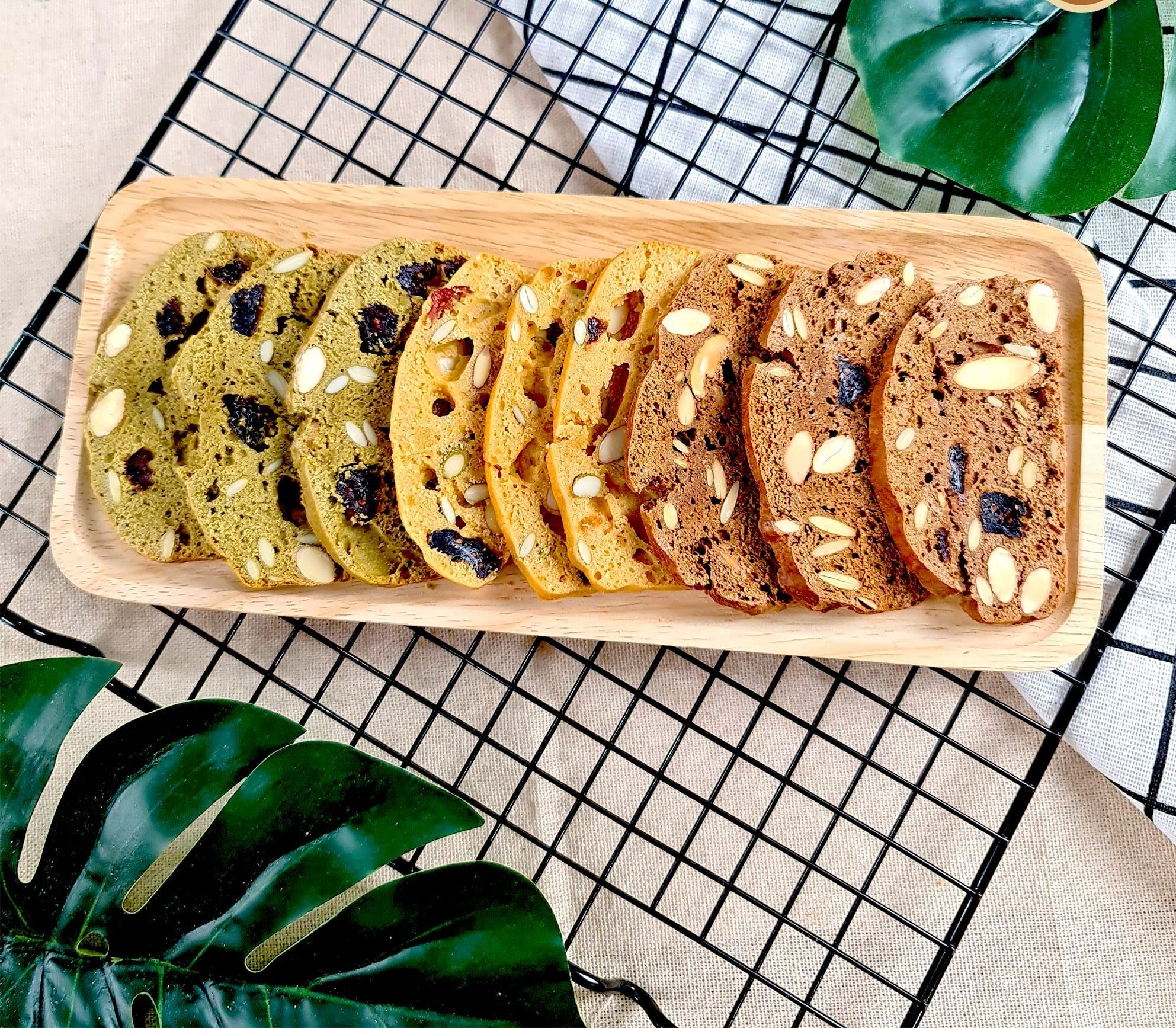 Làm bánh biscotti bằng nồi chiên không dầu 1