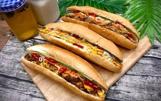 Làm bánh mì bằng nồi chiên không dầu 9