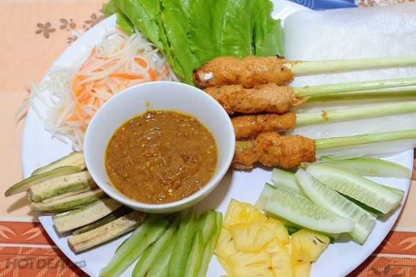  làm nem lụi bằng nồi chiên không dầu 4