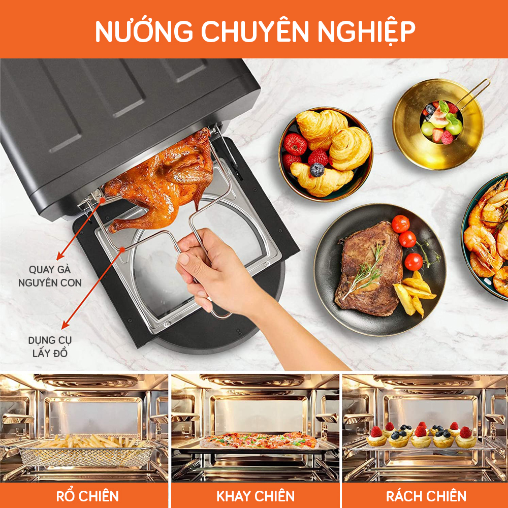 Review nồi chiên không dầu UNIE 