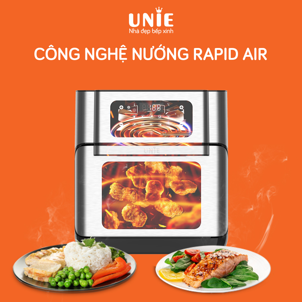 Review nồi chiên không dầu UNIE