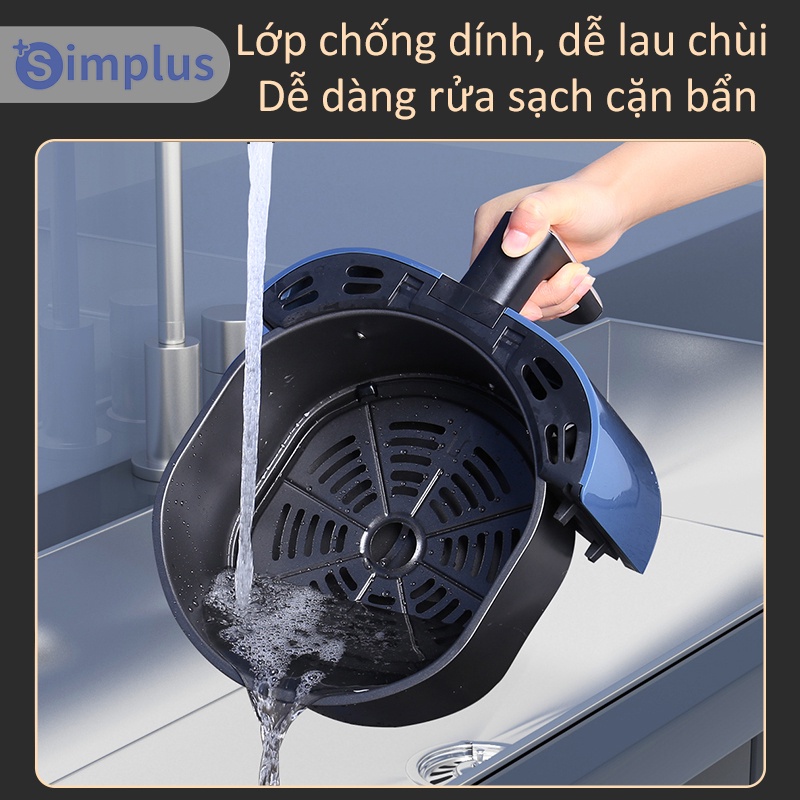 Hướng dẫn sử dụng và vệ sinh nồi chiên không dầu Simplus 4.5L