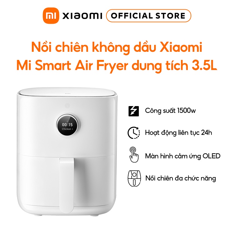 Review nồi chiên không dầu Xiaomi 3.5L 