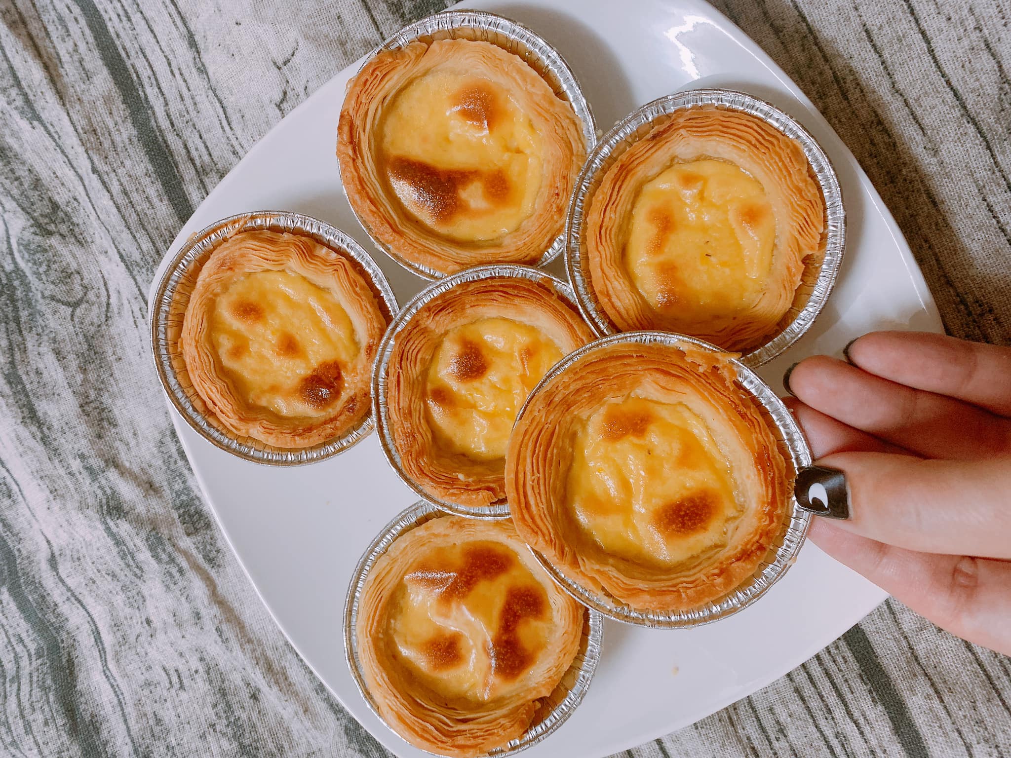 banh tart yen mach bang noi chien khong dau 1
