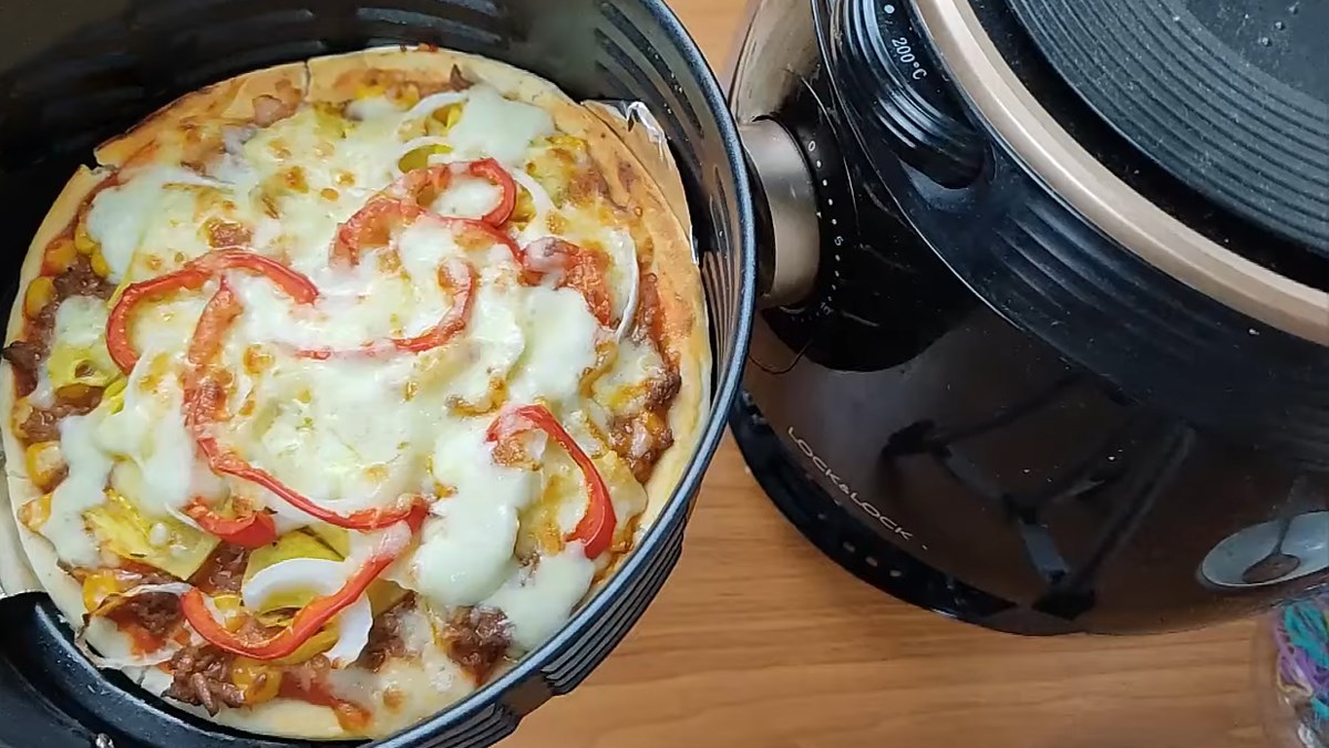 Cách làm pizza bằng nồi chiên không dầu