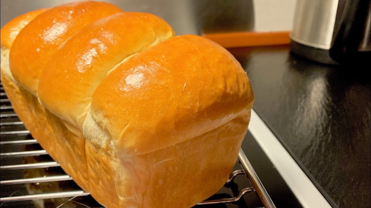 bánh mì Hokkaido bằng nồi chiên không dầu