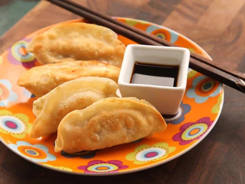 chiên Mandu bằng nồi chiên không dầu 