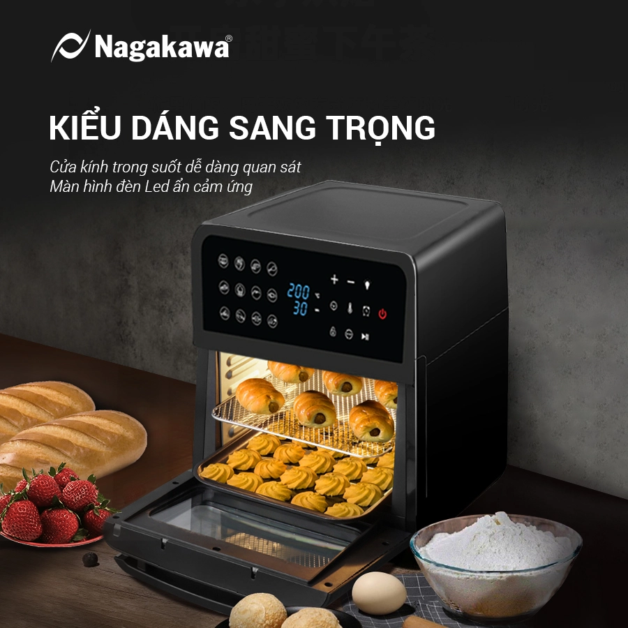 nồi chiên không dầu Nagakawa NAG3307