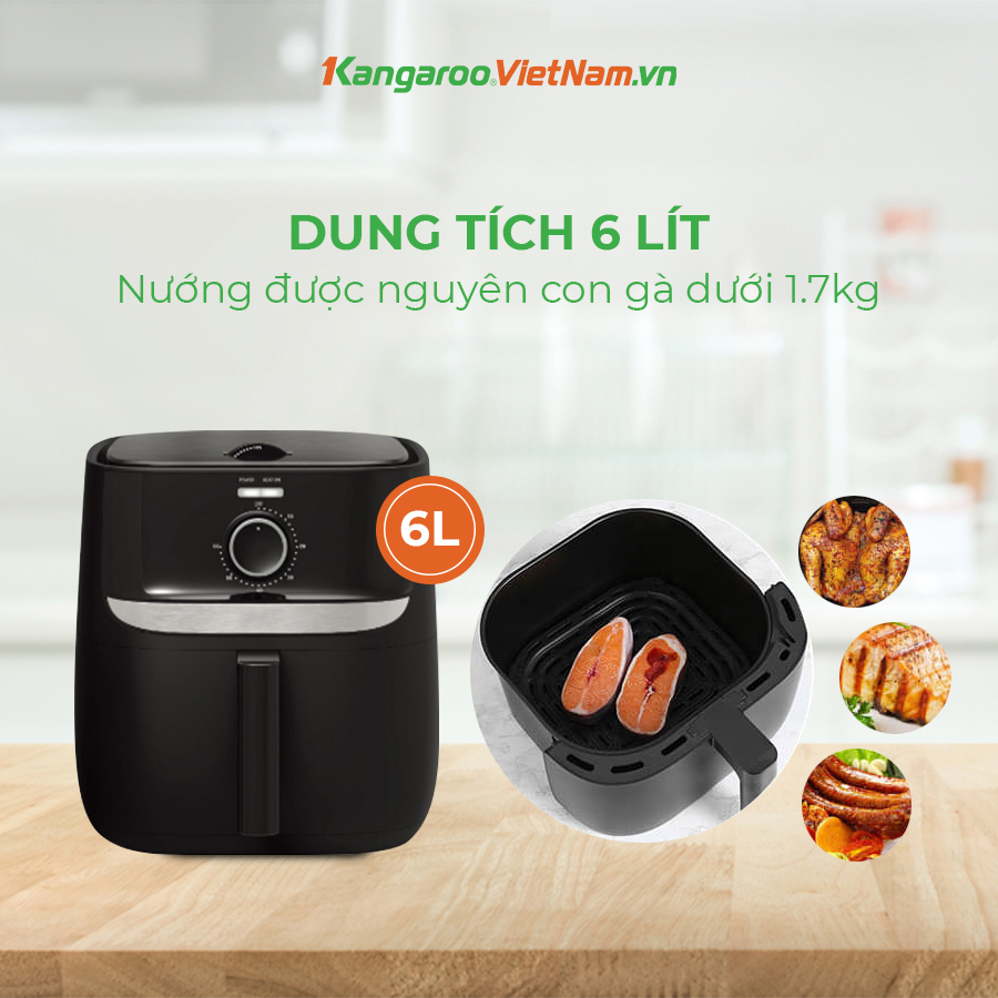 Nồi chiên không dầu Kangaroo KG6AF1