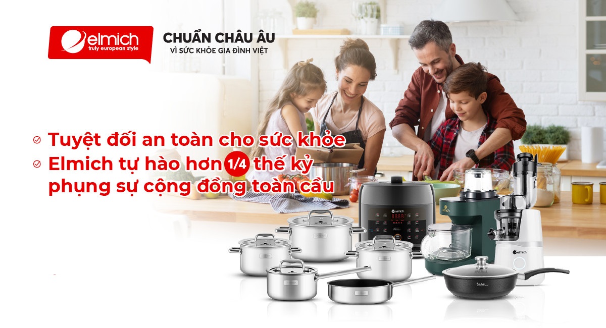 nồi chiên không dầu Elmich 7L AFE-3945