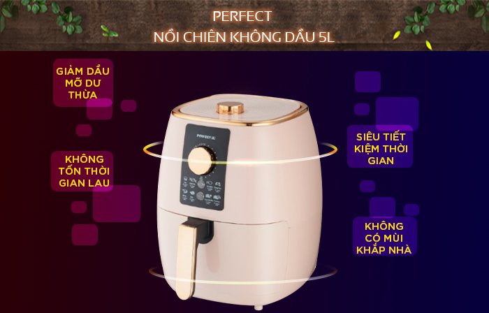 nồi chiên không dầu Perfect PF-A5P