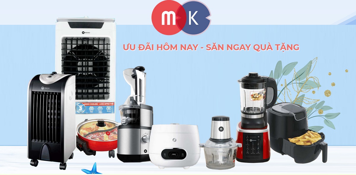 nồi chiên không dầu Mishio MK302