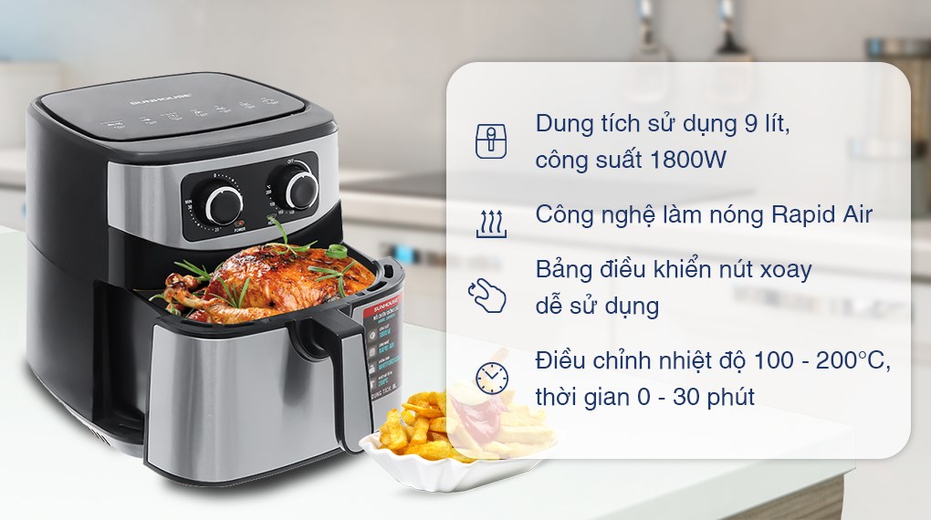 nồi chiên không dầu Sunhouse SHD4035