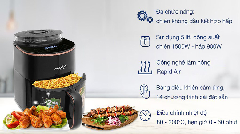 Nồi chiên không dầu Magic S05 