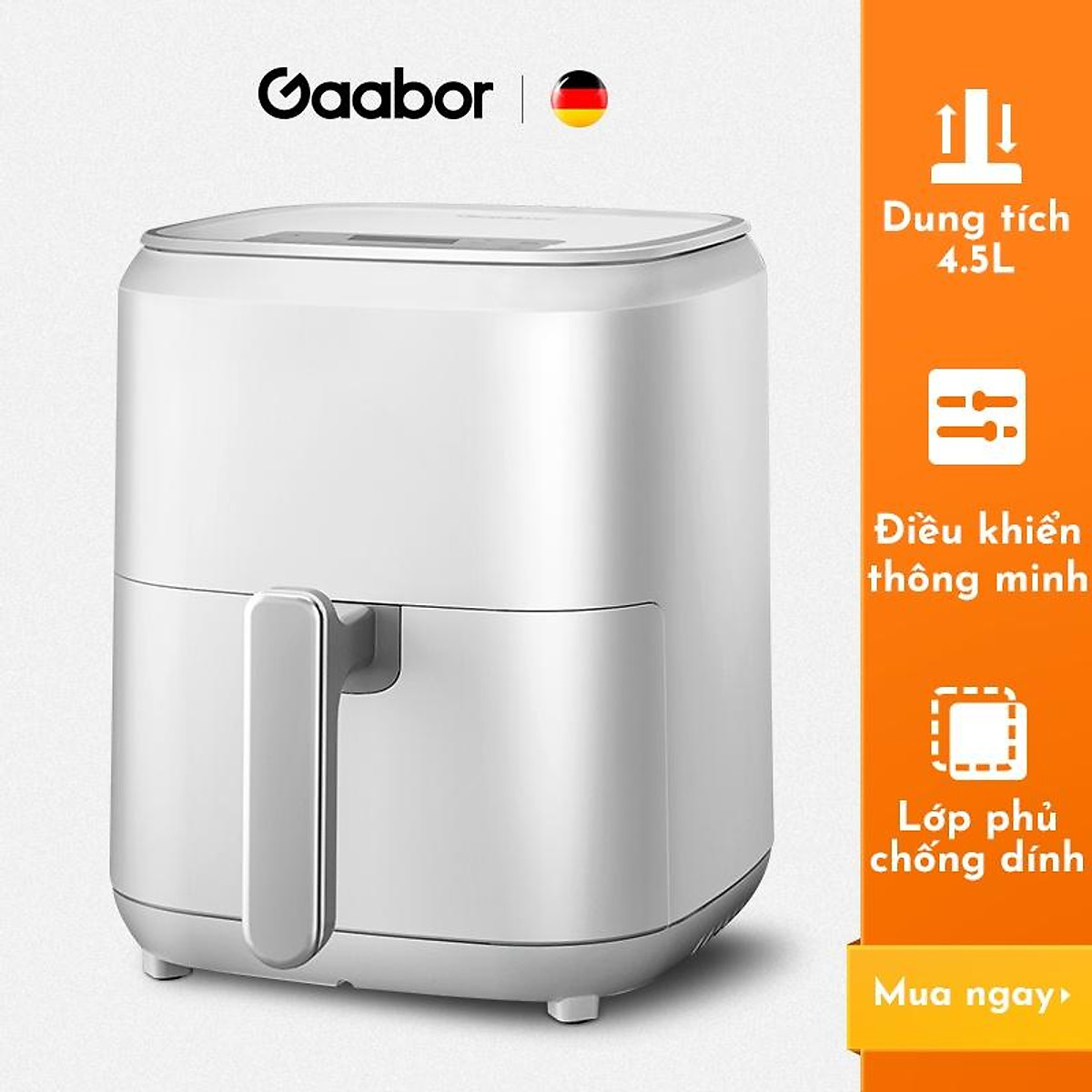 nồi chiên không dầu Gaabor GA-E45A 