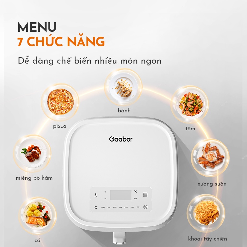 nồi chiên không dầu Gaabor GA-E45A 