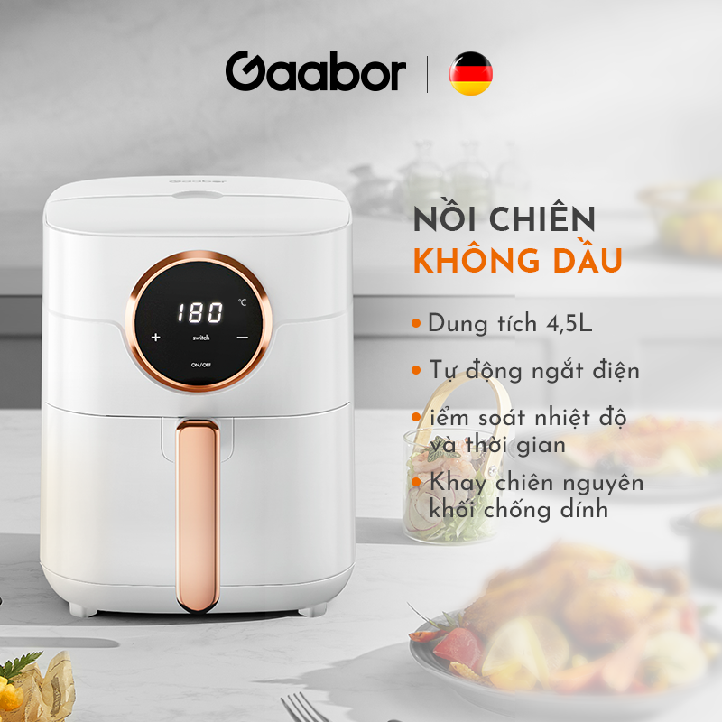 nồi chiên không dầu Gaabor GA-E45A02