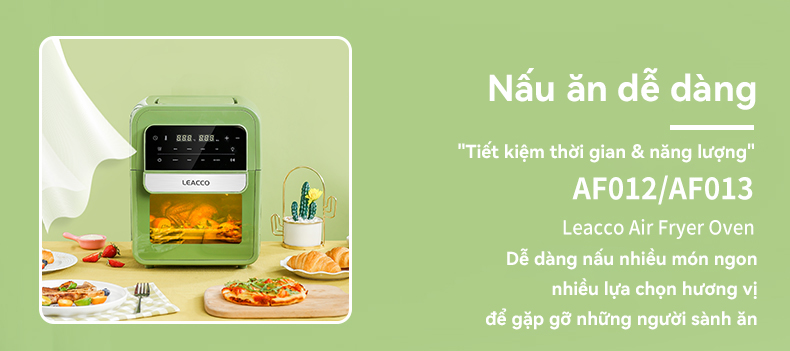 nồi chiên không dầu Leacco AF012/AF013