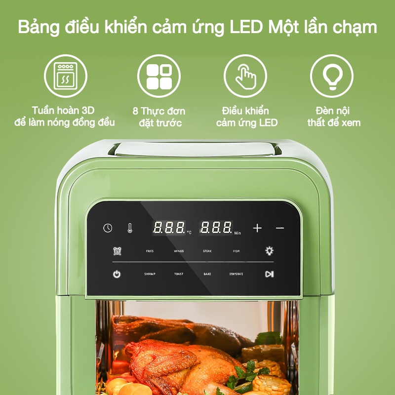 nồi chiên không dầu Leacco AF012/AF013