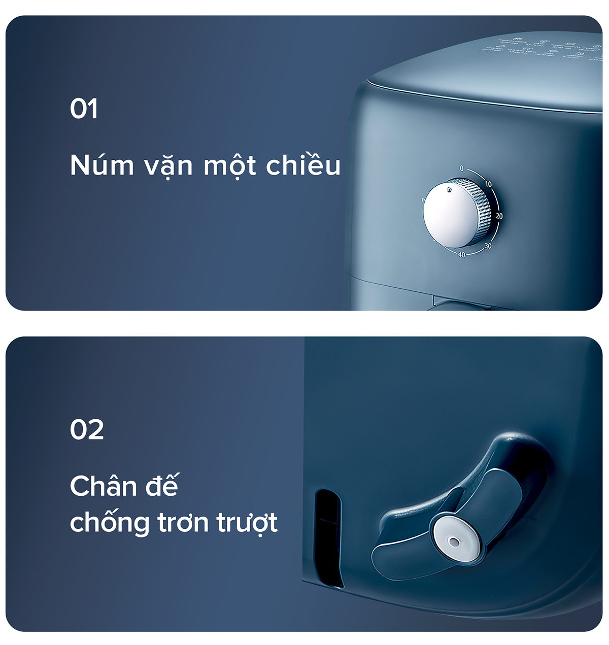 nồi chiên không dầu Eroc V-M1