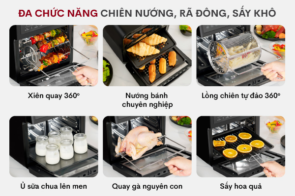 nồi chiên không dầu Fujihome 12L