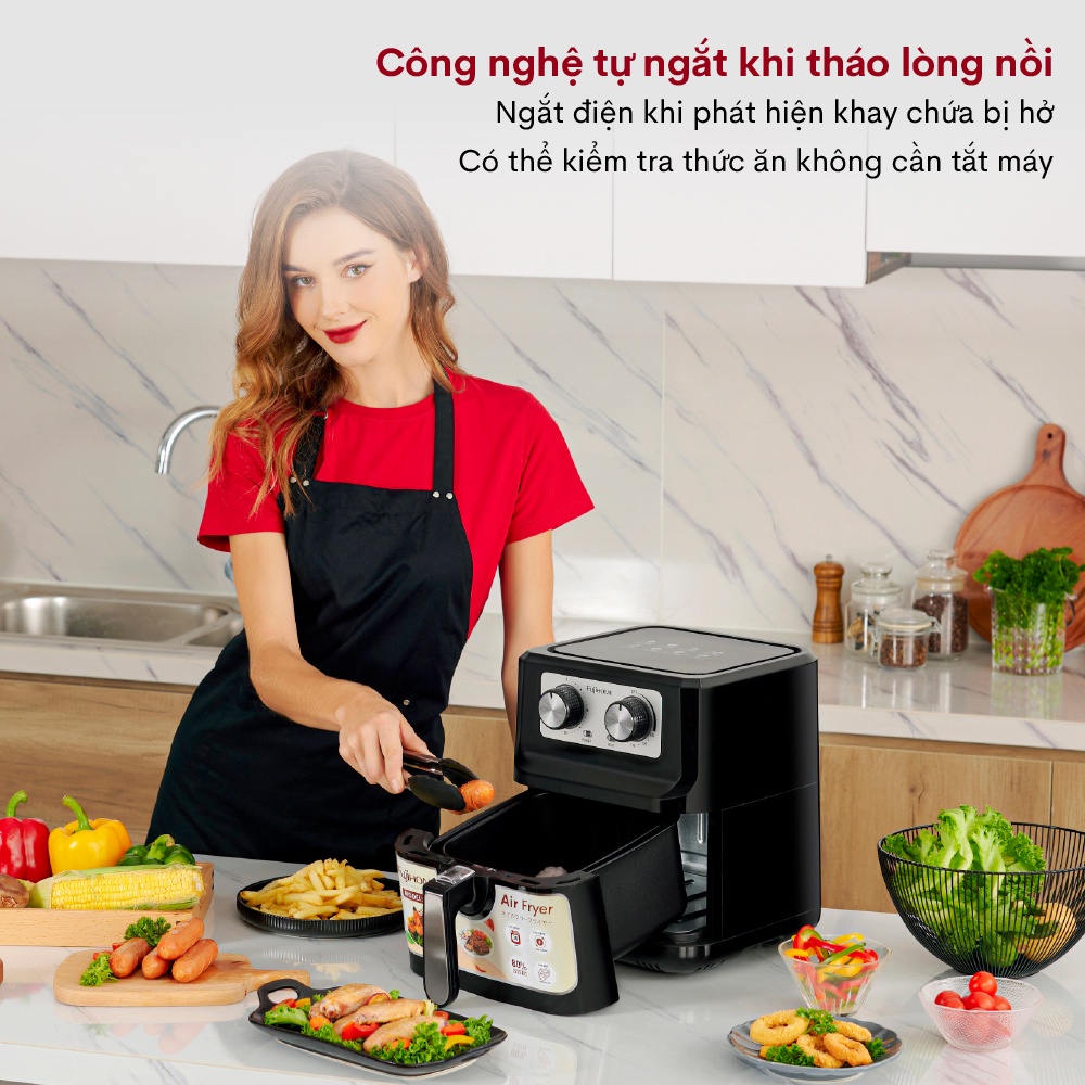 nồi chiên không dầu Fujihome A5