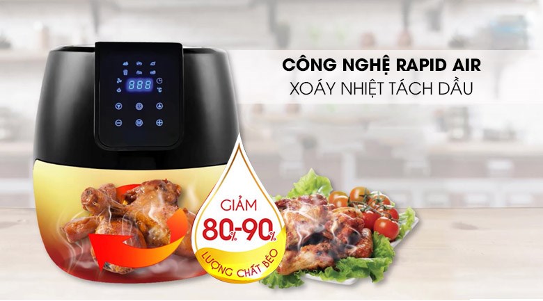 nồi chiên không dầu Magic A-805