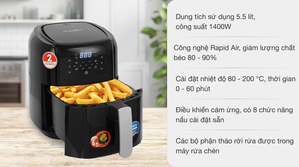 nồi chiên không dầu Magic AC-102