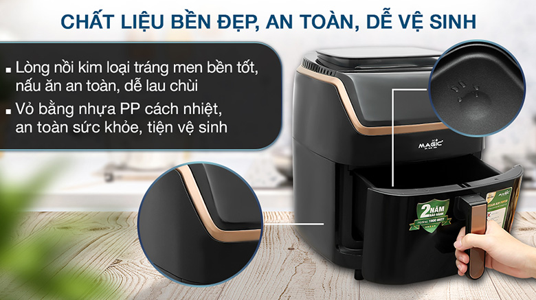 Nồi chiên không dầu Magic S07 PRO 