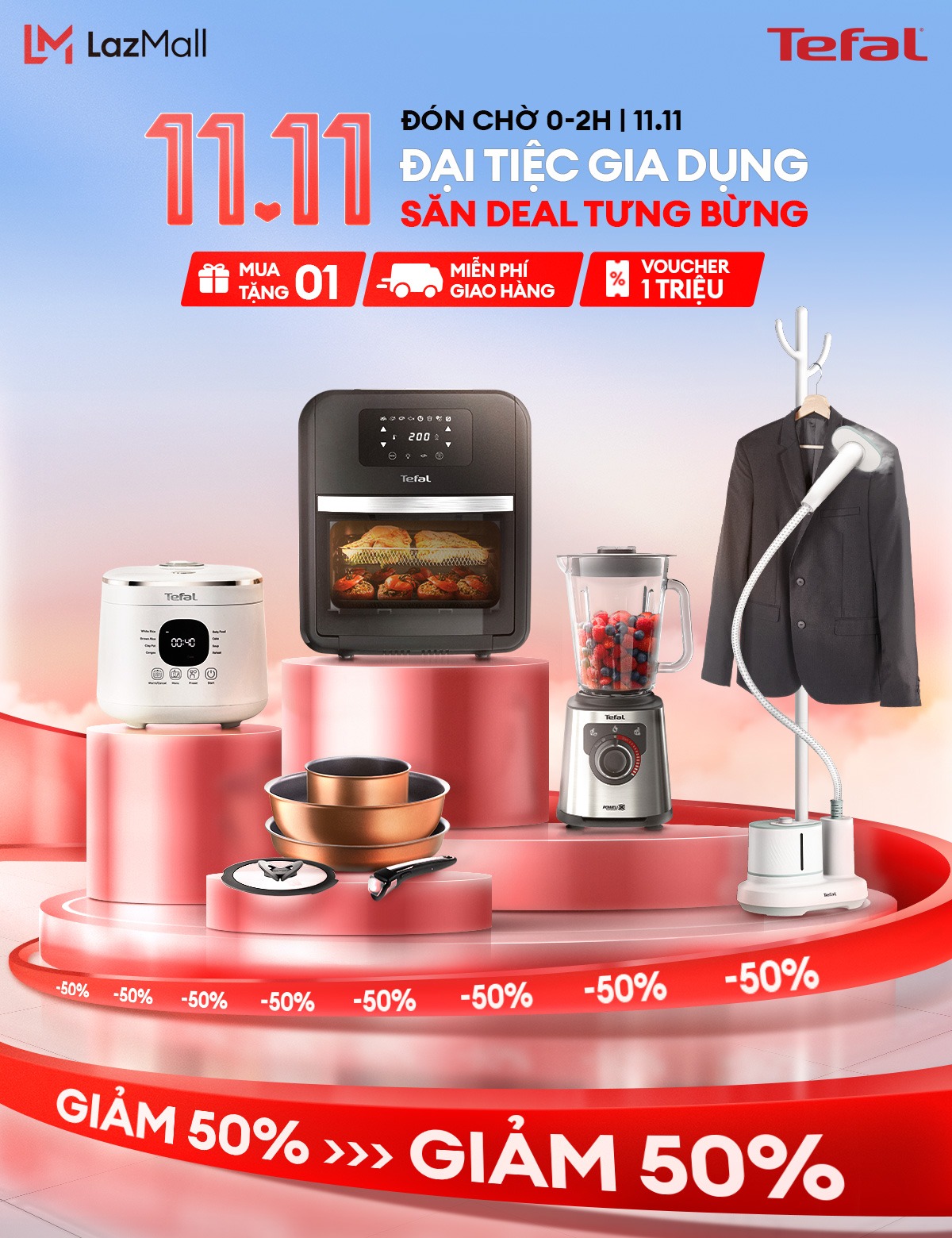 Tefal sale BOM TẤN 11.11