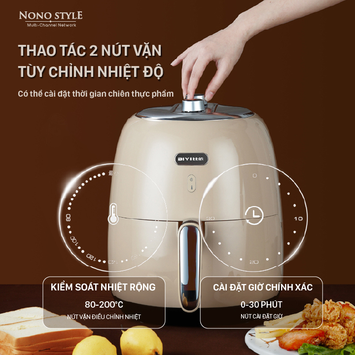 nồi chiên không dầu BIYI AF80