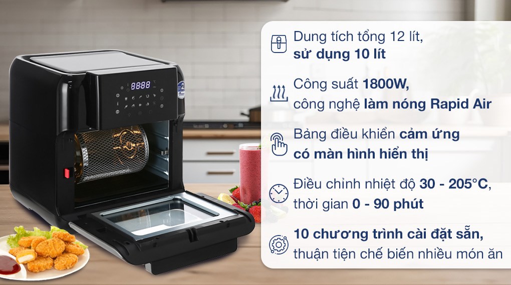 nồi chiên không dầu giá dưới 3 triệu