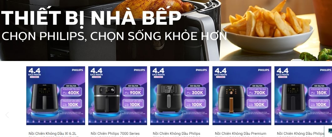 nồi chiên không dầu khuyến mãi 04.4