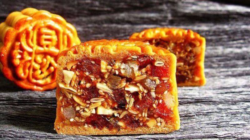 Cách làm bánh trung thu thập cẩm